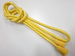 未使用品　正絹　撚り房　手組帯締め